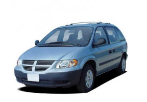 Коврики в салон (2 ряда) Dodge Caravan IV (2001-2007) 2 раздельных сидений (капитанские)*