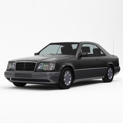 Коврики из экокожи 3D Mercedes Е-класс W124 1992-1996 (2-х дверный, купе)