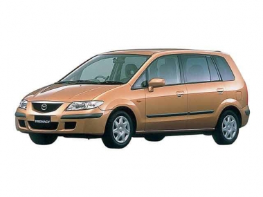 Коврики из экокожи 3D Mazda Premacy I (CP) 1999-2005 (правый руль)