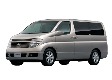 Коврики из экокожи 3D Nissan Elgrand II (E51) 2002-2010 (правый руль)*