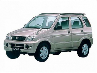 Коврики из экокожи 3D  Toyota Cami 1999-2006 (правый руль)