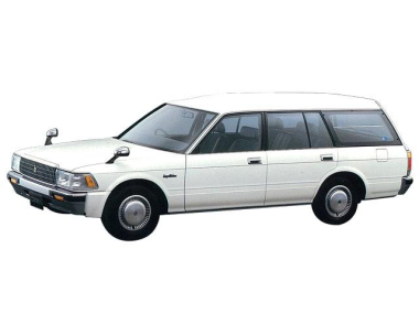 Коврики из экокожи 3D Toyota Crown (S130) 1987-1999 универсал (правый руль)