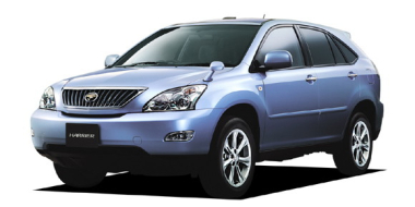 Коврики из экокожи 3D Toyota Harrier II 2003-2013 (правый руль)