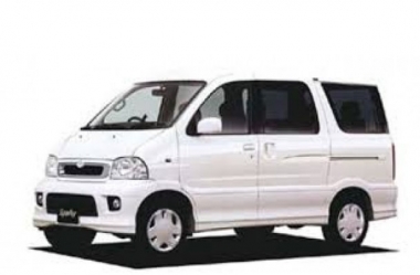 Коврики из экокожи 3D Toyota Sparky 2000-2003 (правый руль)
