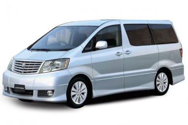 Toyota Alphard 2002-2008 I  (правый руль) 7 мест. Гибрид