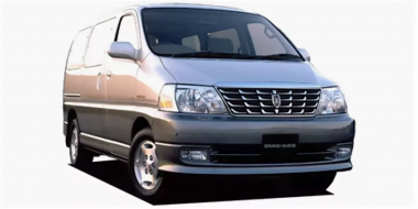 Коврики из экокожи 3D Toyota Grand Hiace 1999-2002 2 ряд диван (правый руль)